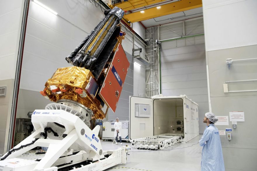 Airbus-built forest-measuring satellite shipped to Kourou