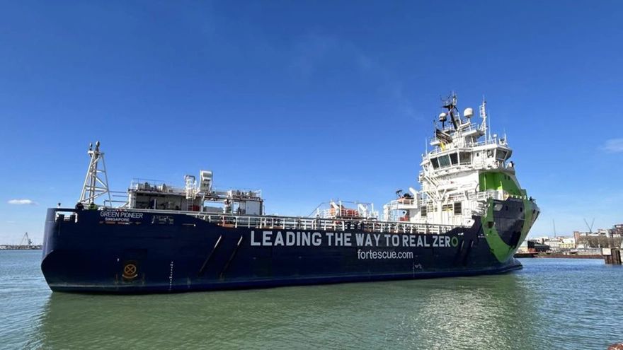First dual-fuel ammonia-powered vessel arrives in UK
