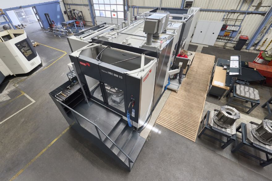 Five-axis machining centre cuts production times by 50%