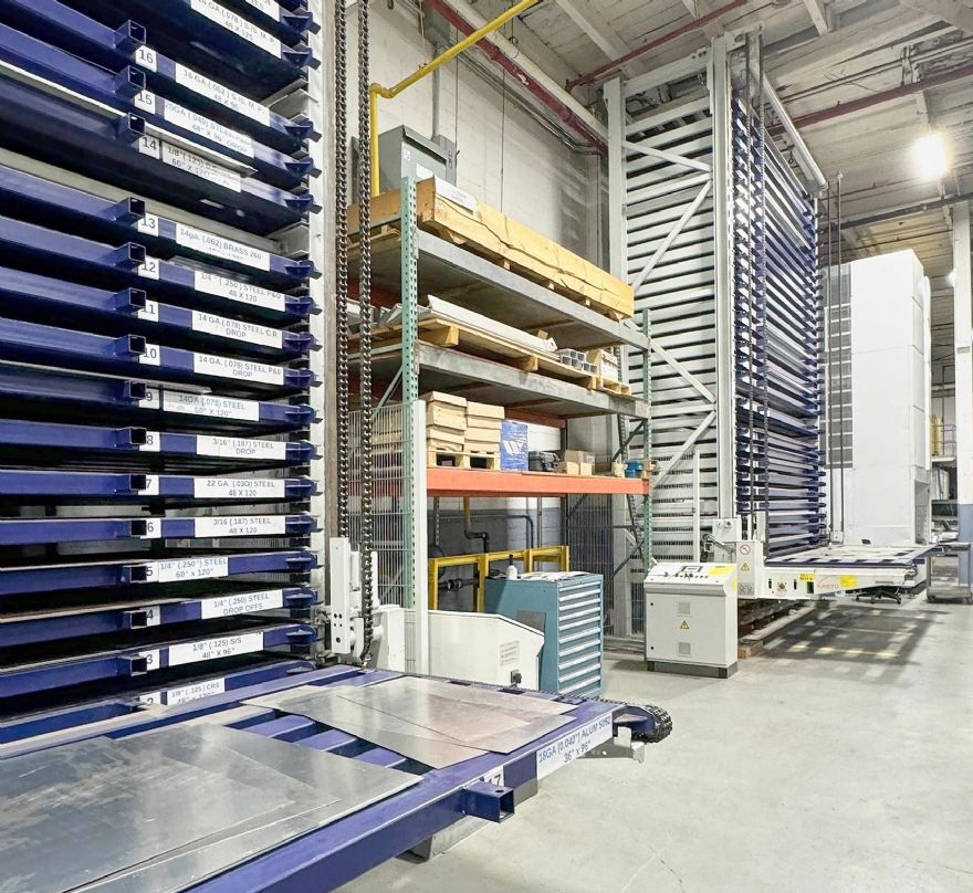 US manufacturer automates materials handling and storage