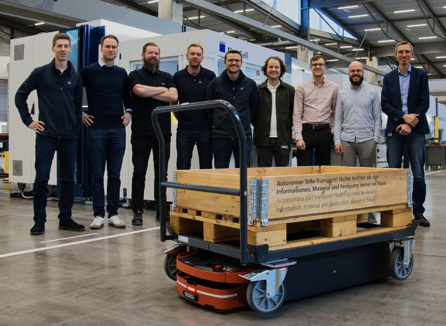 Simple solution for automated material transport