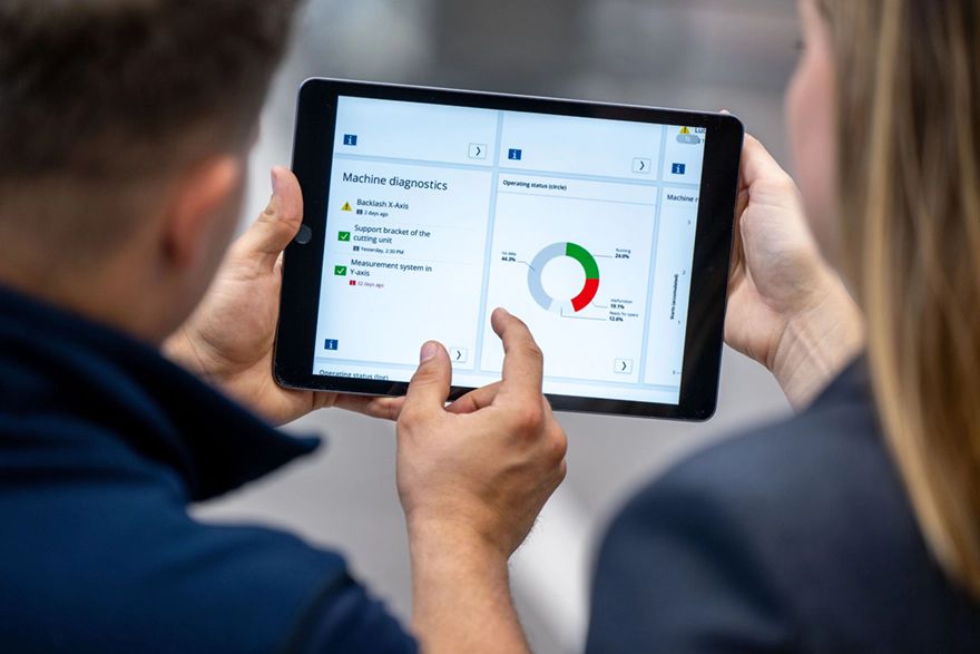 Digital service from Trumpf optimises production