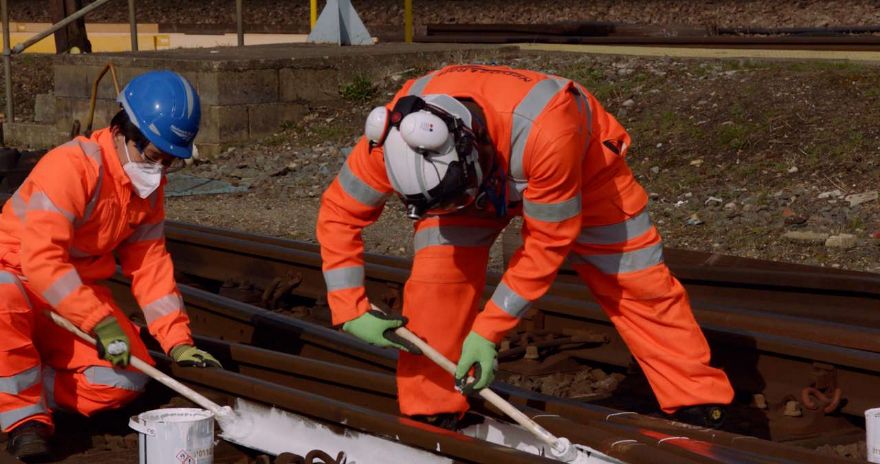 Network Rail will be painting rails white for the summer