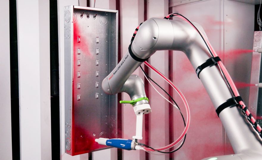 Fanuc unveils explosion-proof cobot for painting applications