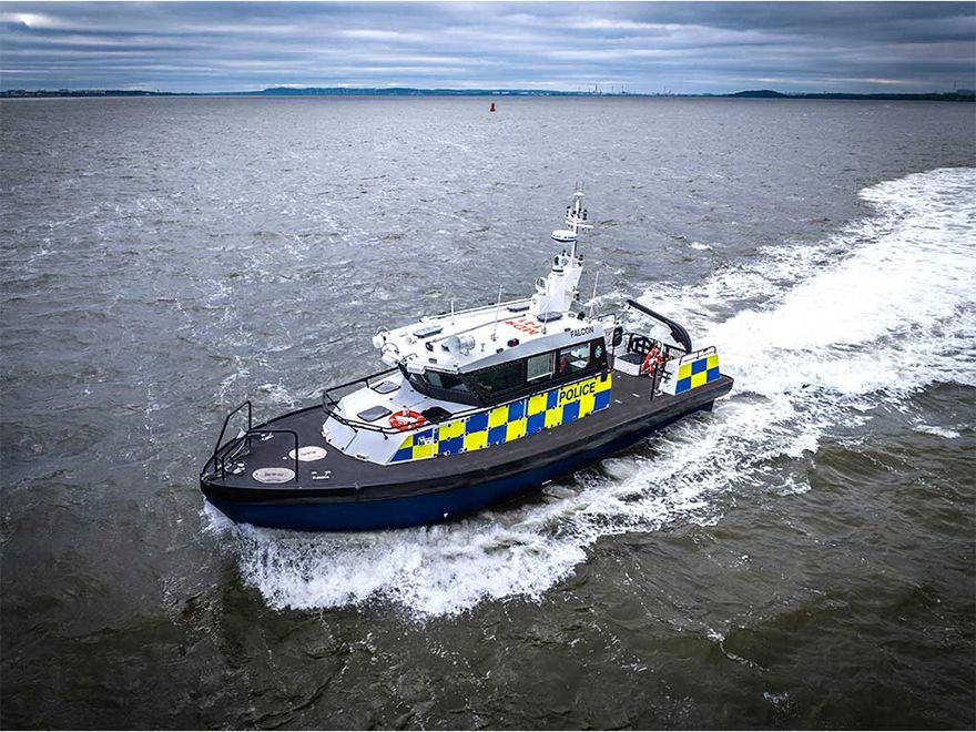 Norco supplies composite hulls for police patrol vessels