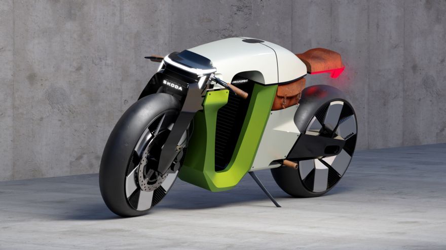 Škoda reimagines its L&K motorcycle for the modern era