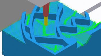 High-speed roughing strategy from Delcam