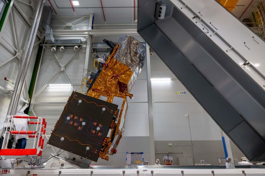MetOp-SG weather and climate satellite shipped to Kourou