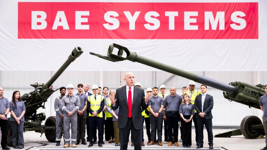 BAE Systems opens new artillery factory in sheffield