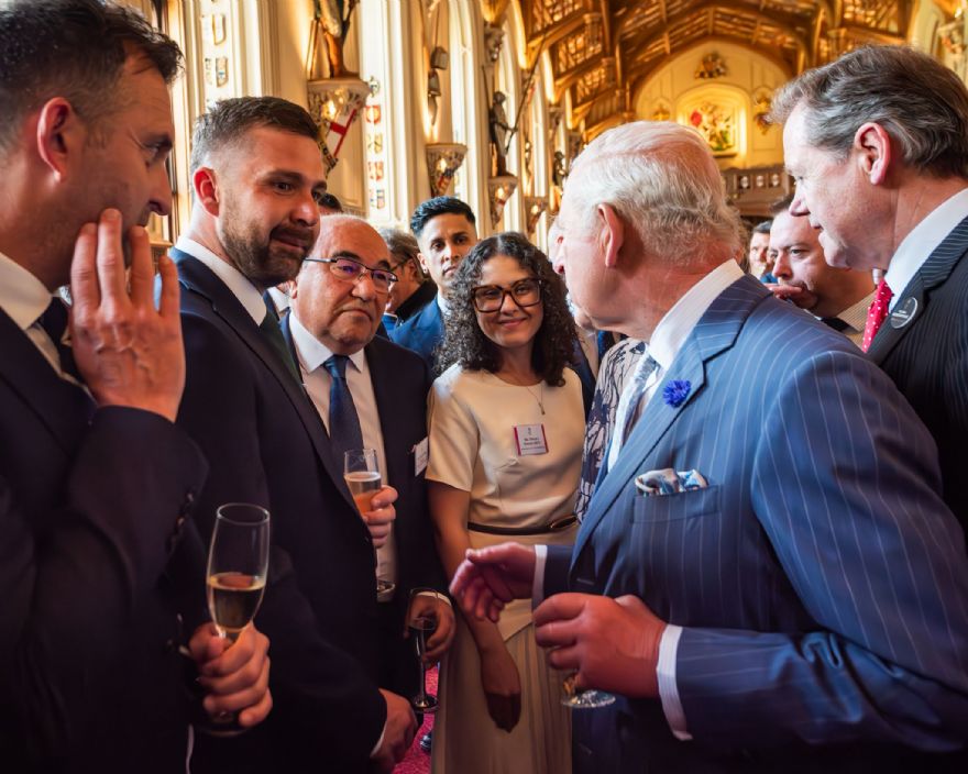 SolderKing attends reception at Windsor Castle