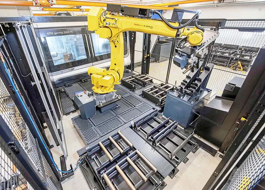 Multi-tasking lathe streamlines separator spindle production