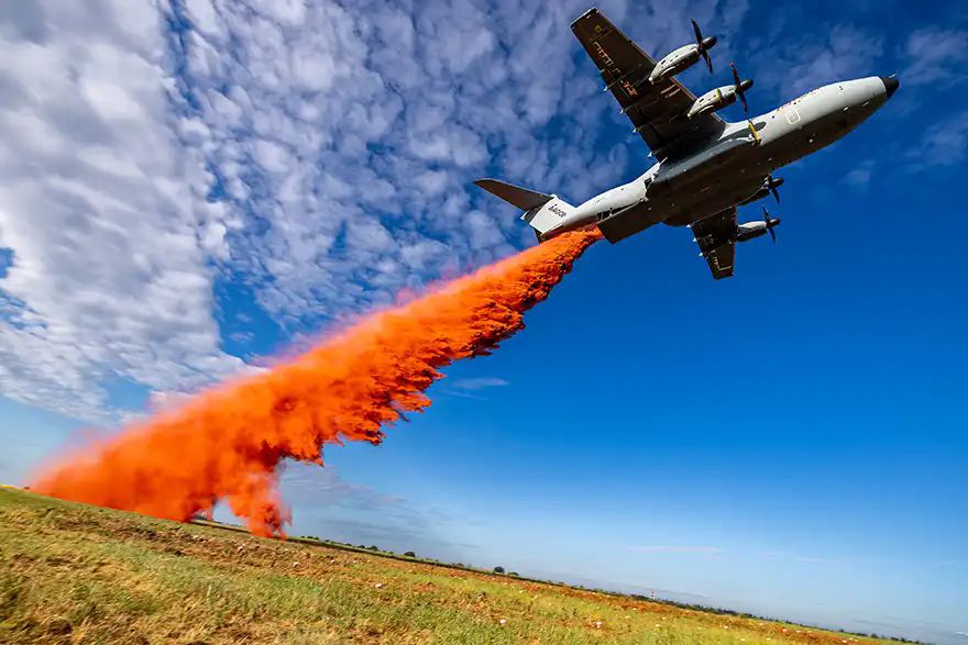 Airbus A400M firefighting kit successfully tested in France