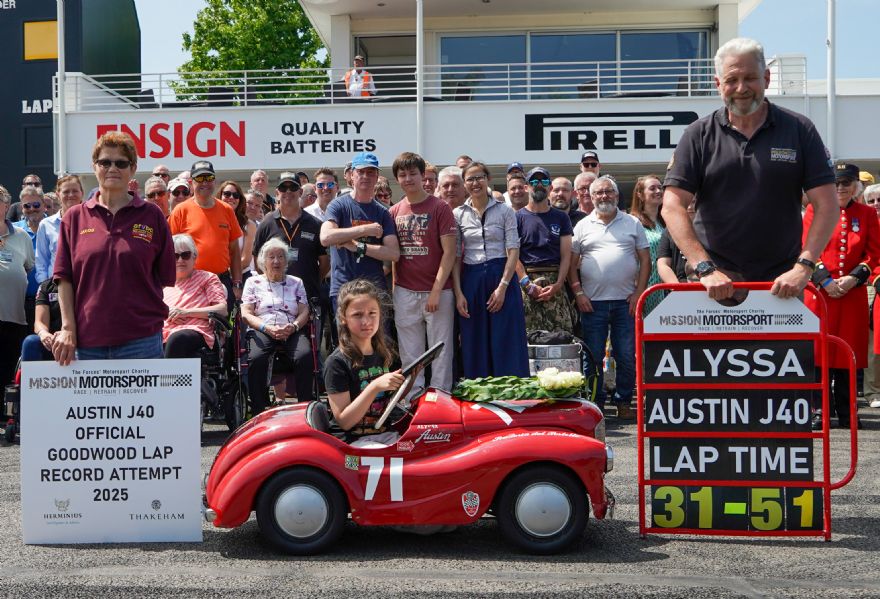 Breaking Goodwood record raises money for charity