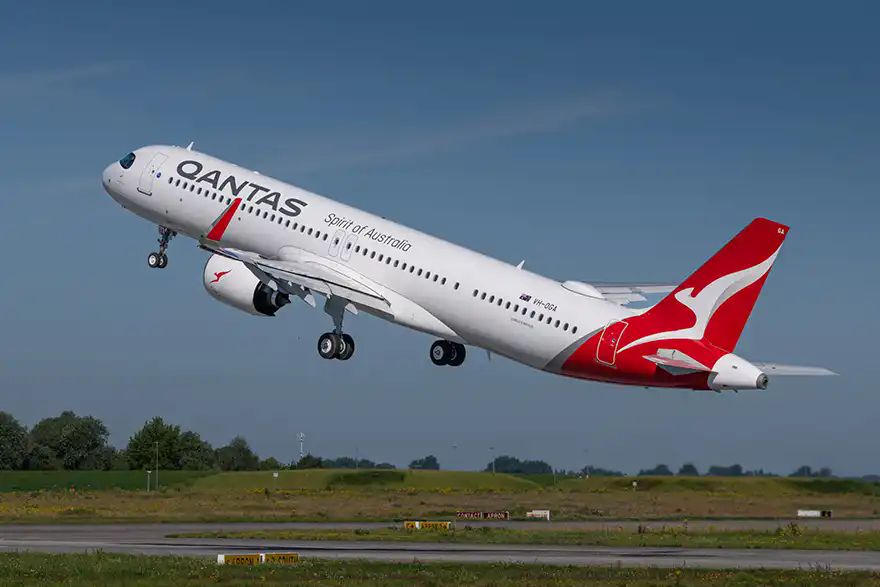 Qantas takes delivery of its first Airbus A321XLR