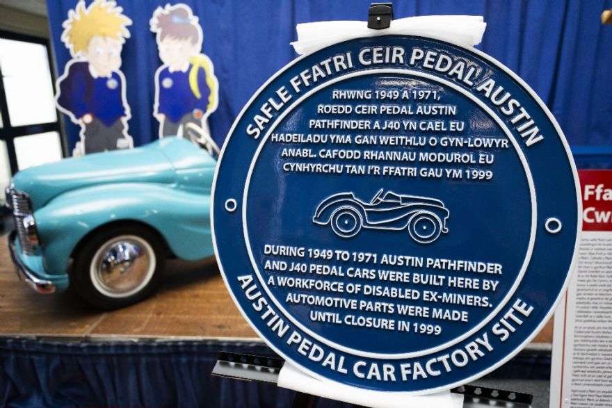 Austin Pedal Cars factory honoured with Blue Plaque