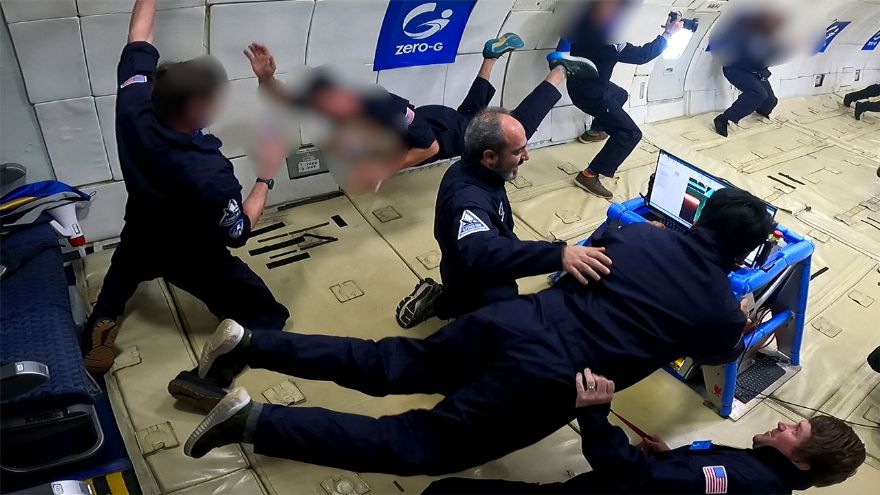 3-D printer tested under micro-gravity conditions