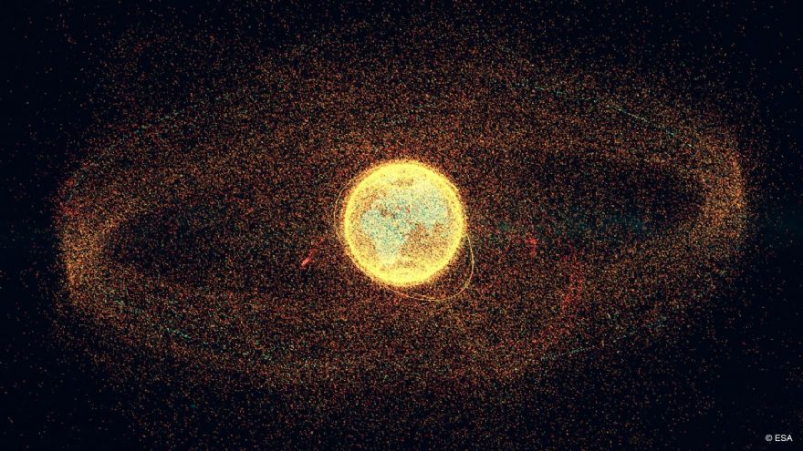 Tender for mission to clean up space launched