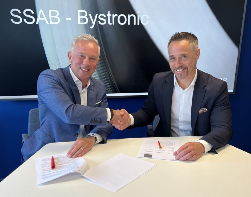 Bystronic and SSAB sign R&D collaboration agreement 