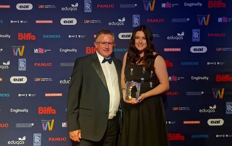 Trophy design celebrated at Enginuity Skills Awards