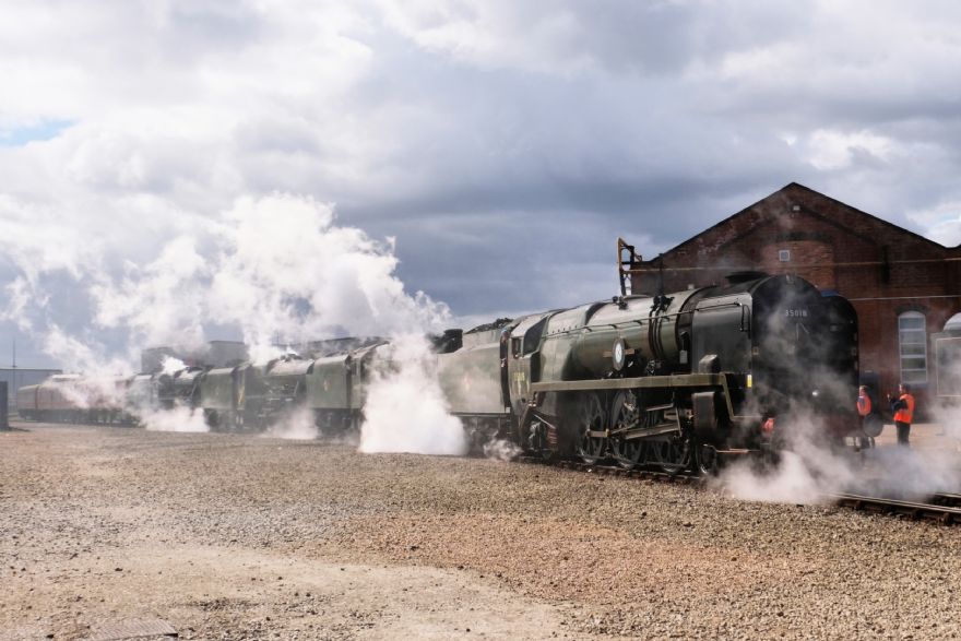 Iconic locomotives depart following The Greatest Gathering