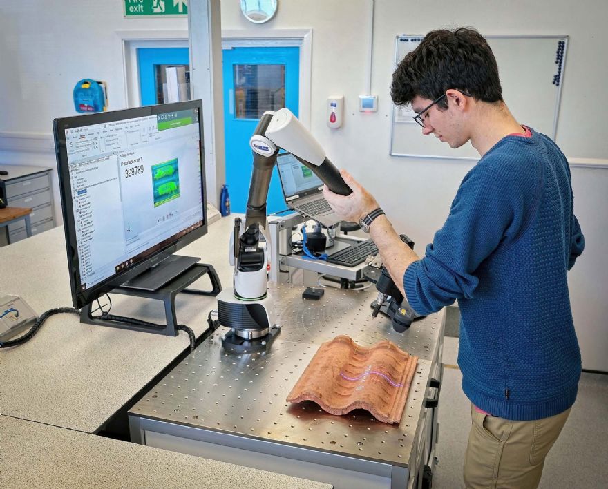 Laser scanning transforms inspection of roof tiles
