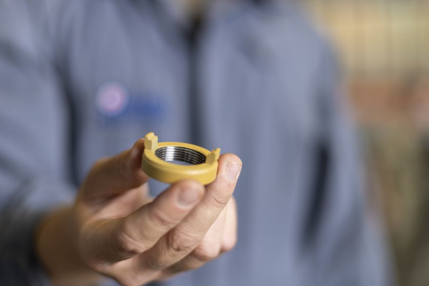 First RAF-manufactured 3-D printed part fitted to a Typhoon