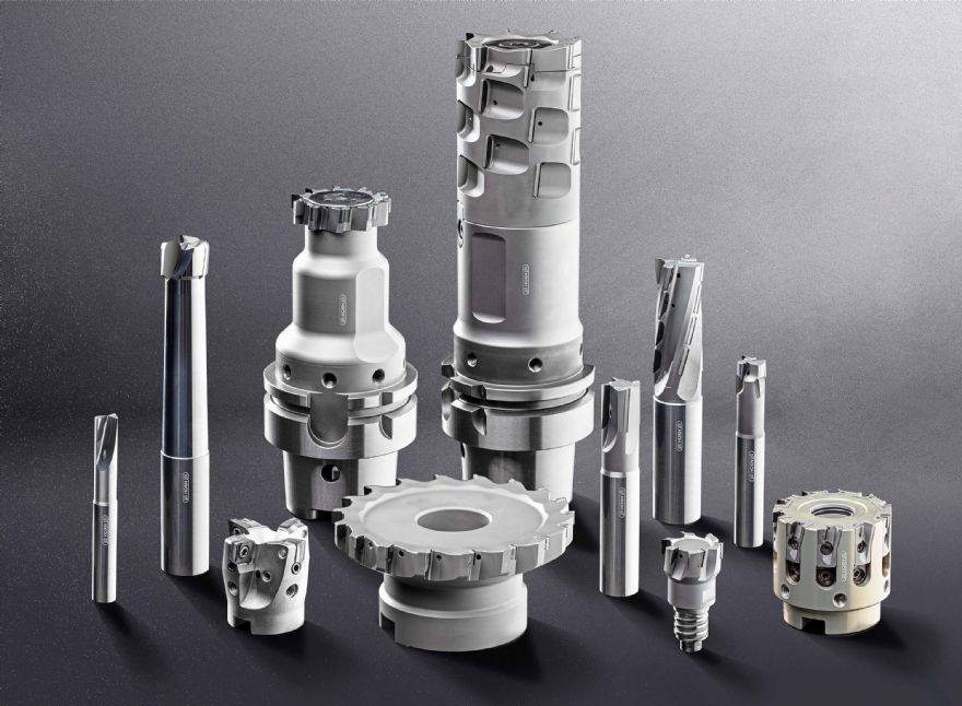 Exchangeable-head PCD milling cutters
