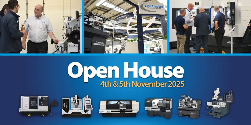 Colchester Machine Tool Solutions announces Open House