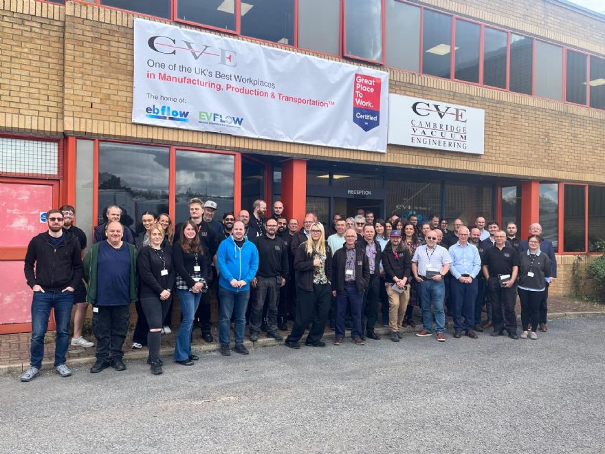 CVE named one of UK’s best workplaces for second time