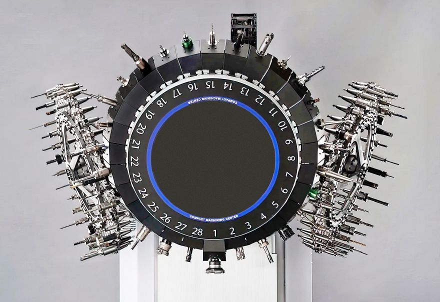 First-ever 30-taper machining centre with 100 tools