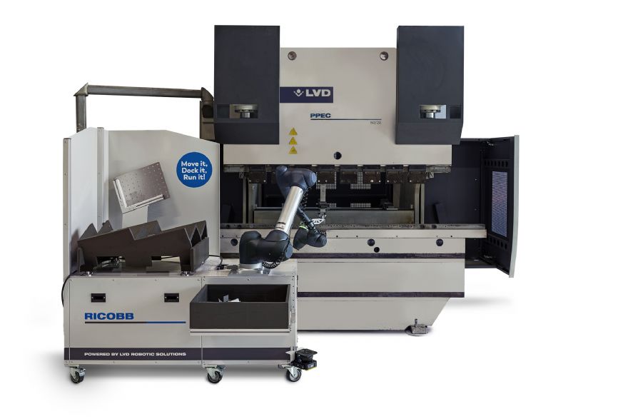 LVD unveils mobile cobot-bending system for press brakes
