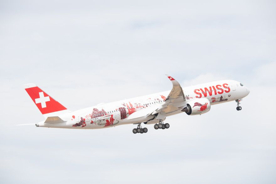 Swiss International Air Lines receives its first A350-900