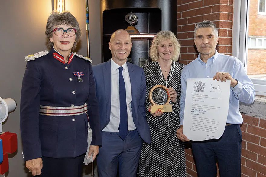 Dunphy Combustion presented with King’s Award