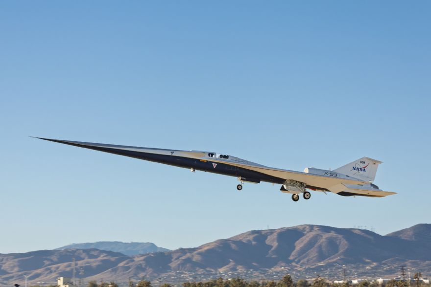 X-59 successfully completes first flight
