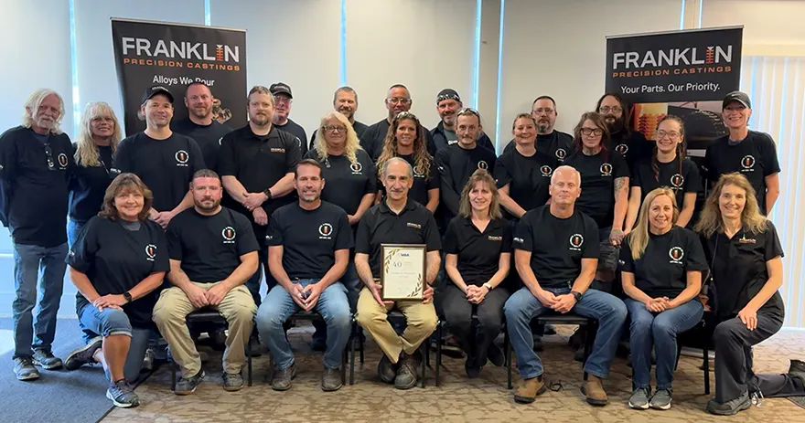 Franklin Precision Castings marks 40 years of excellence