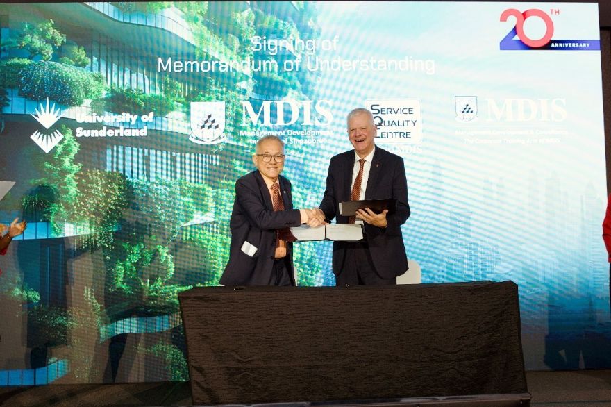 MDIS Singapore and University of Sunderland to collaborate