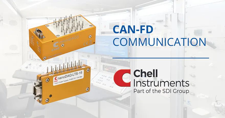 Chell Instruments enhances scanner data transfer via CAN-FD