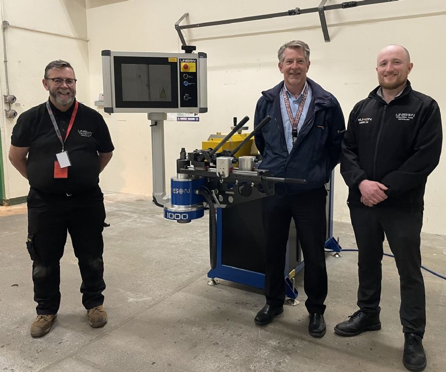 Unison tube bender chosen for Merlin helicopter maintenance