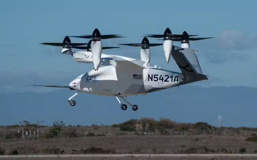 Joby celebrates first flight of turbine electric VTOL