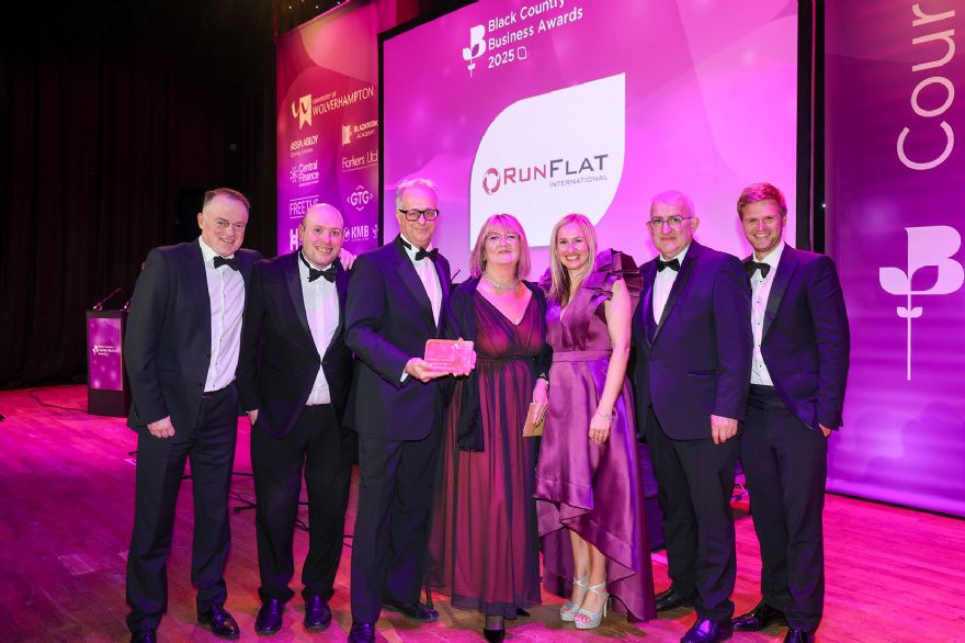 Runflat success wins Black Country Chamber recognition