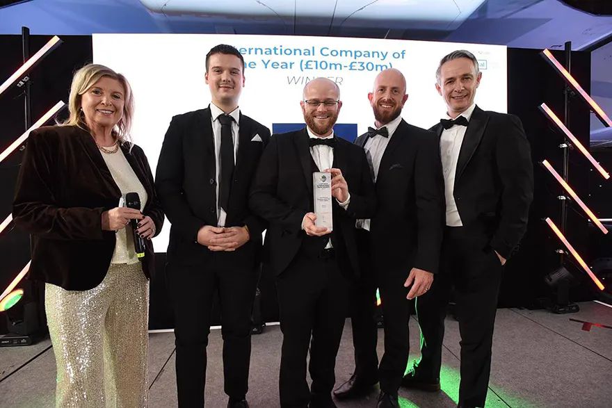 Accu celebrate win at Northern International Trade Awards