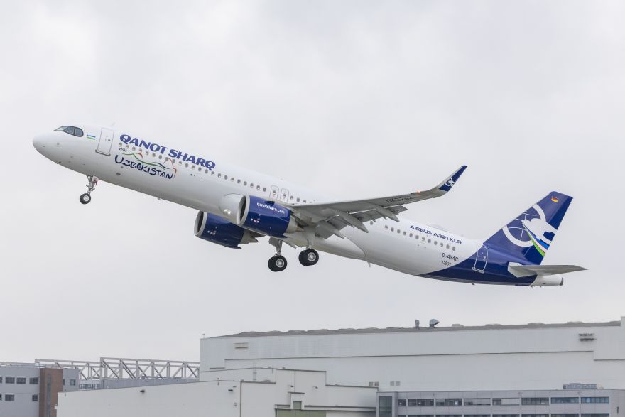 Qanot Sharq takes delivery of its first Airbus A321XLR