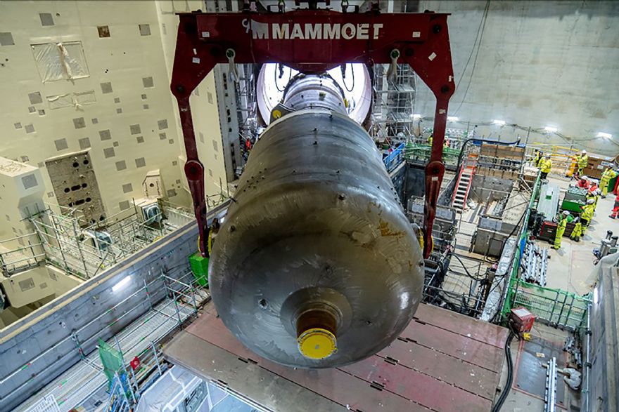 RPV and steam generators safely installed at Hinkley Point C