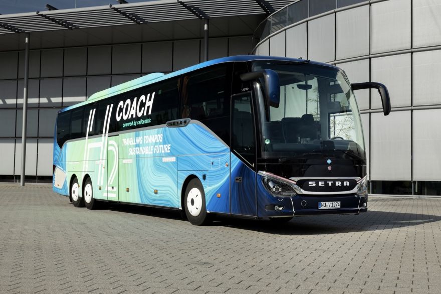 First hydrogen-powered Setra demonstrator unveiled