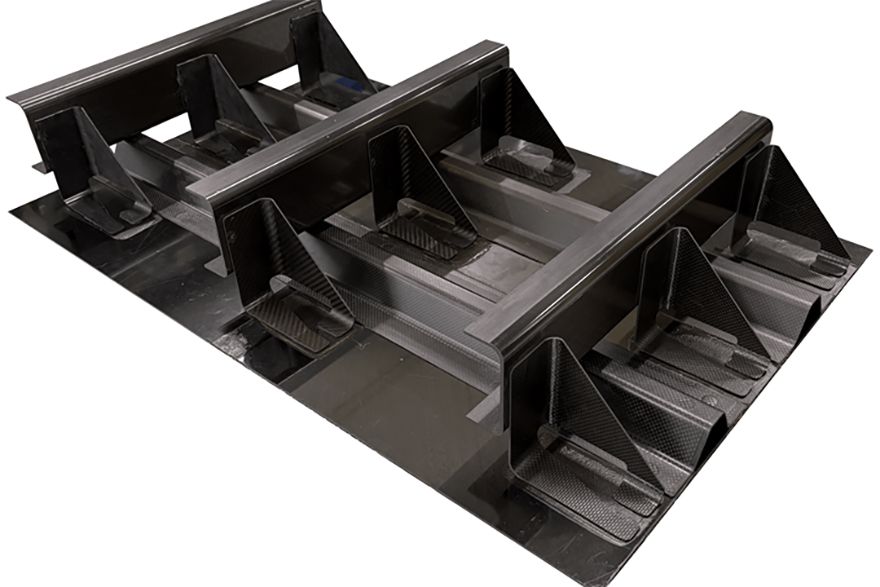 Fast bonding of carbon fibre reinforced plastic components