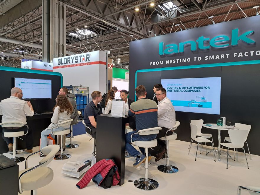 Lantek to demonstrate latest v45 sheet metal software