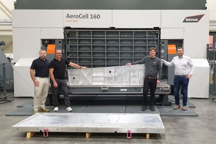 Strategic aircraft component developed by bavius and Mapal 