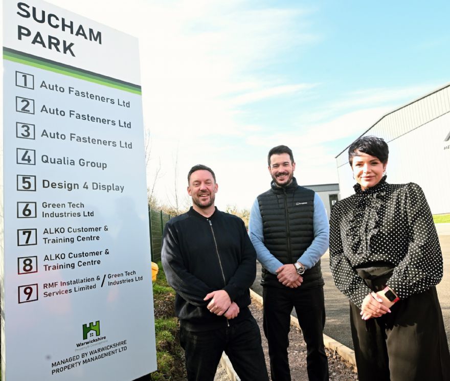 Businesses expanding at industrial park in Warwickshire