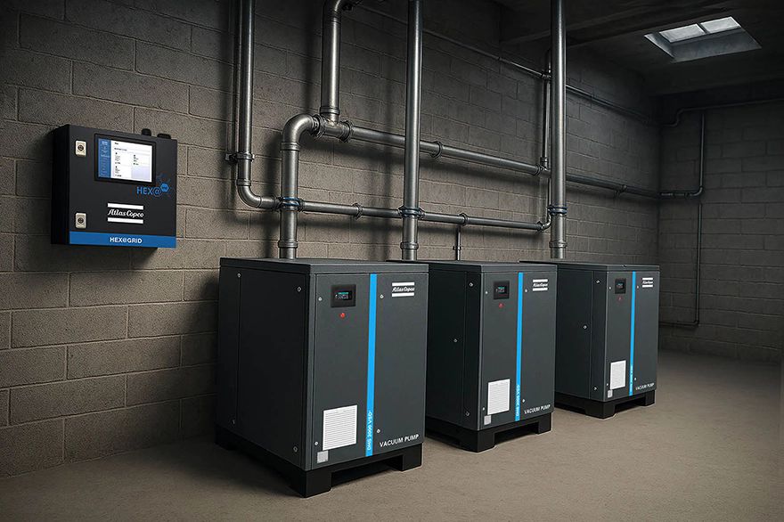 New dry screw vacuum pump for industrial applications