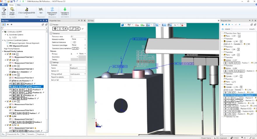 Turning digital design data into measurement reality